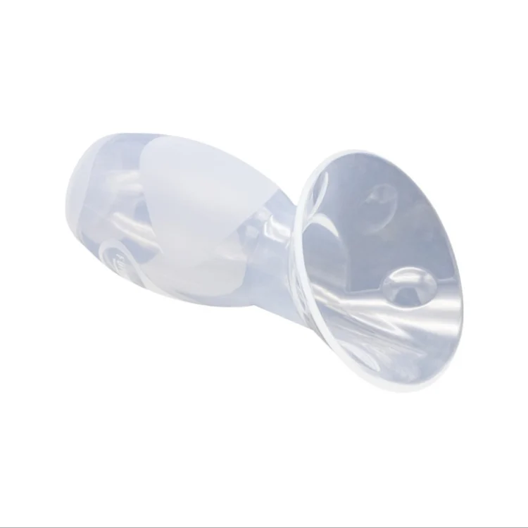 Close-up of silicone funnel and suction base interface