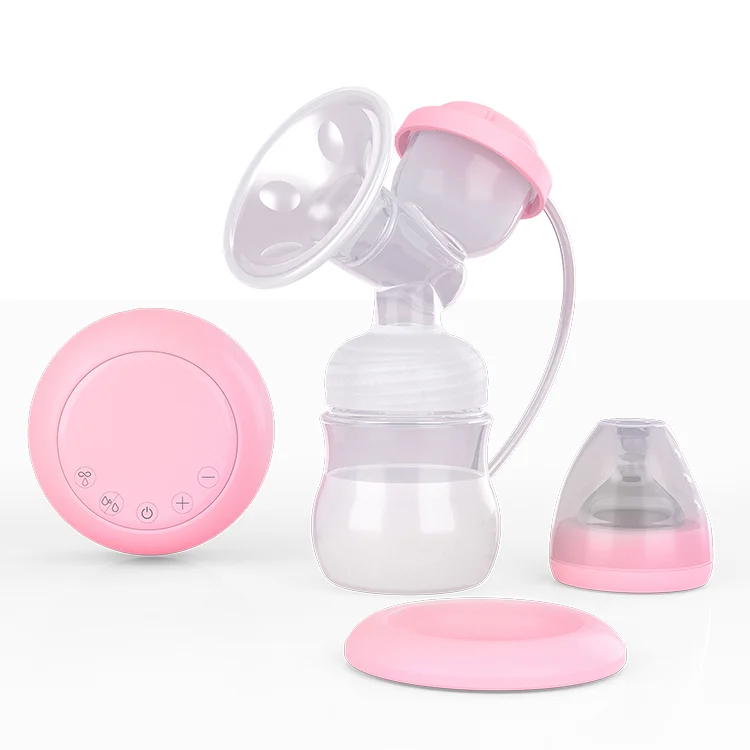 Close-up of the pump body showing the standard bottle neck and silicone parts