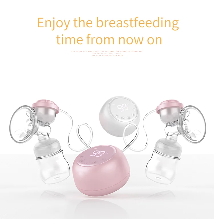 Electric breast pump rechargeable portable nursing massage breastfeeding pump