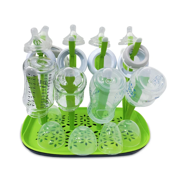 Drying rack with the drip tray removed, showing base and support structure