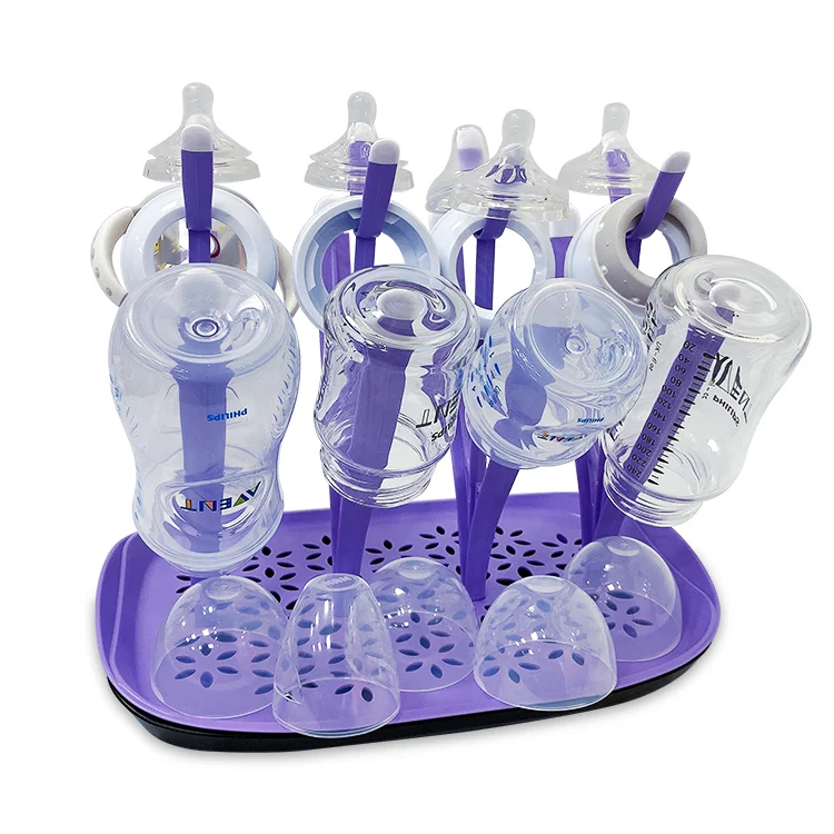 Baby bottle drying rack