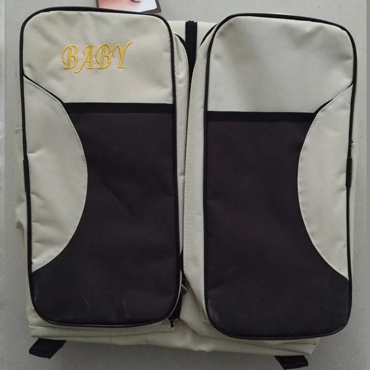 Side view of the bag showing the reinforced stitching and 300D nylon material