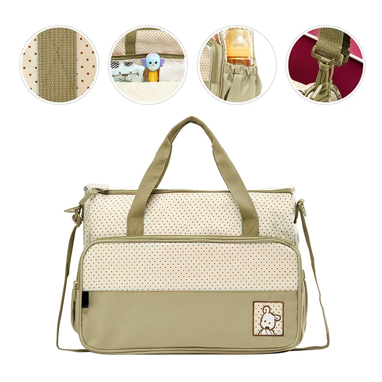 Multifunctional Maternity Travel Mommy Diaper Bag for Cart