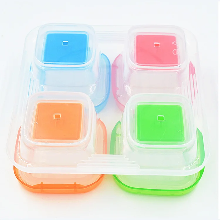 Close-up of a 120ml container with lid locked in place