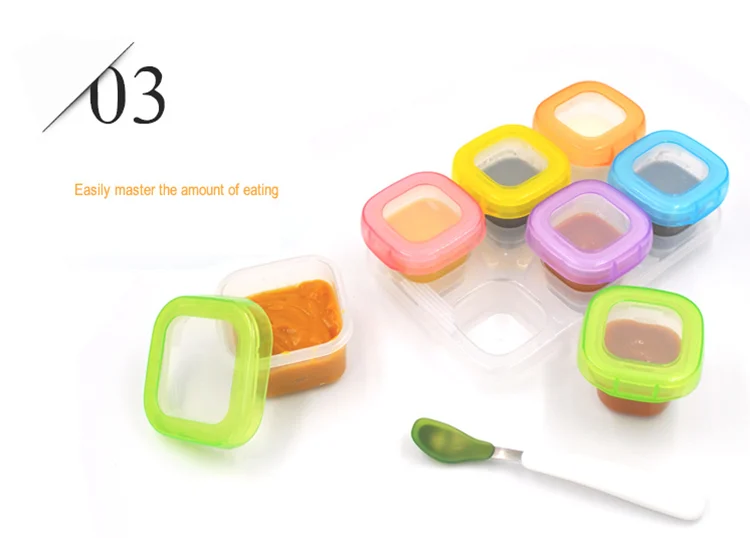 Set of four 120ml containers packed in a 4pack carton