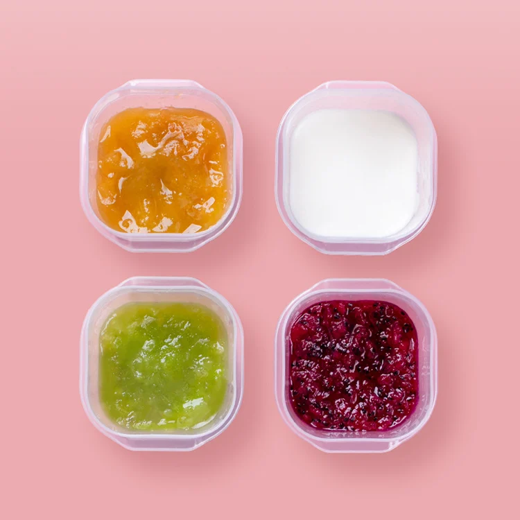 Mold used as an ice cream mold with frozen dessert in one compartment