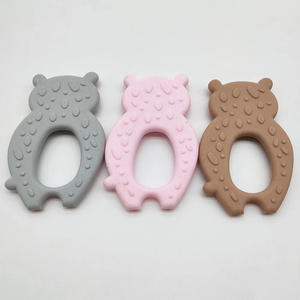 Close-up of the teether's surface showing smooth finish and no burrs