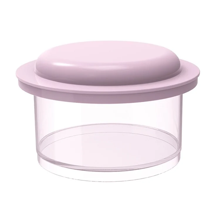 Stack of four 120ml baby food containers, showing interlocking design