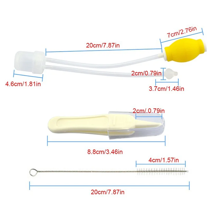 4 in 1 Adjustable Manual Suction Baby Nasal Aspirator