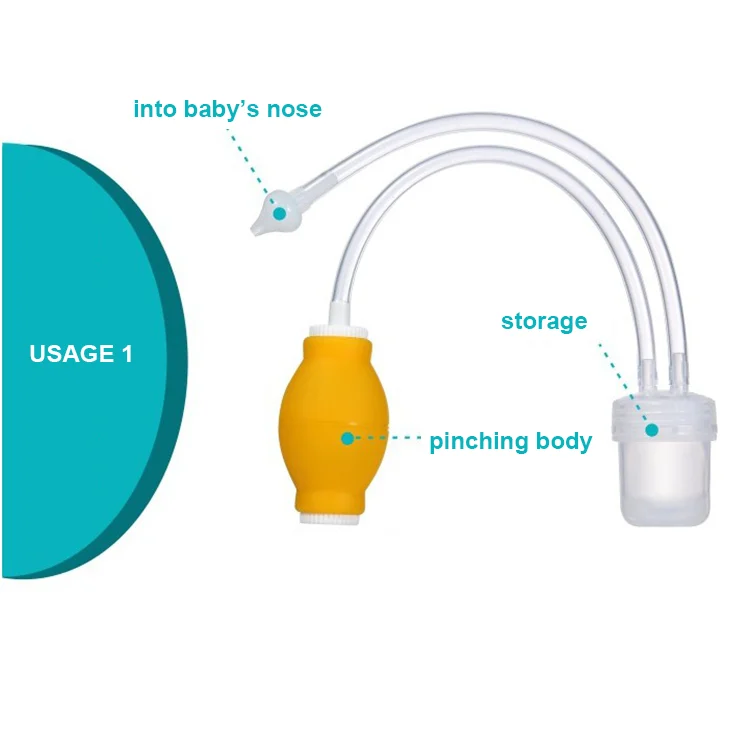 Aspirator with detachable nozzle and body, showing the one-way valve mechanism