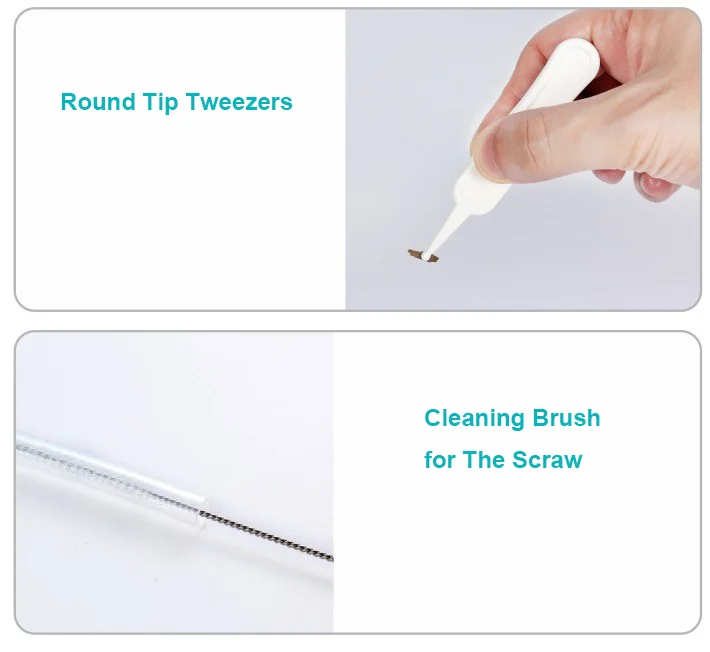 Aspirator in use with a baby's nose, showing gentle suction