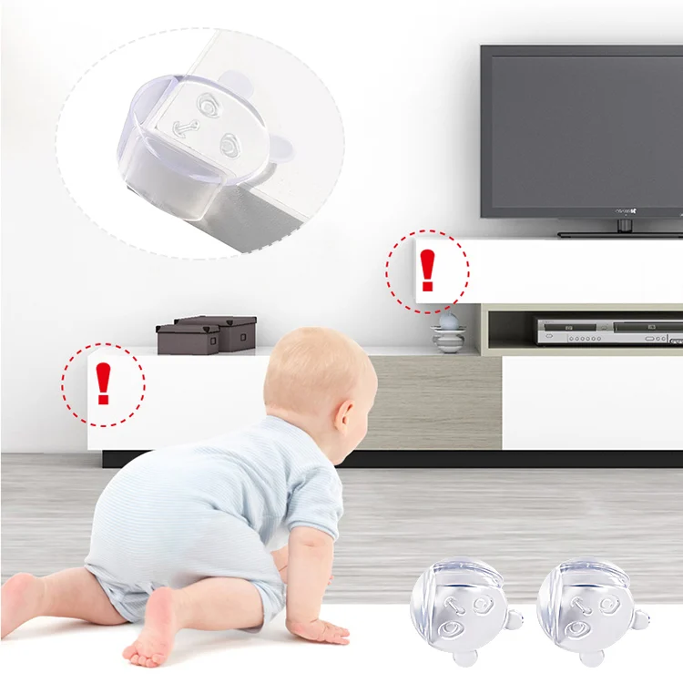 Transparent Round Smile Child Safety Protection Corner Guards