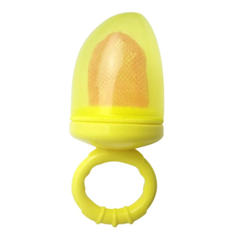 Side view of the pacifier with safety lock and dust cover open