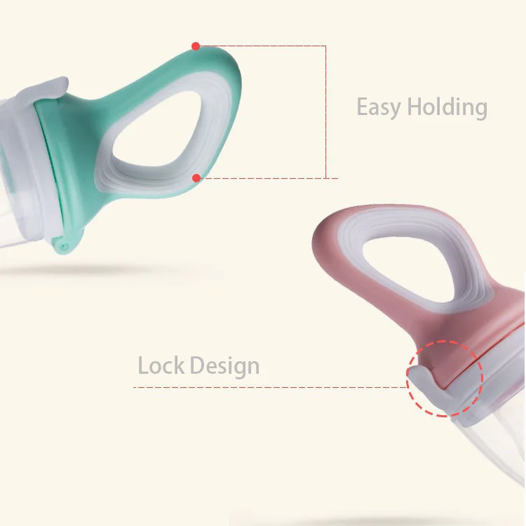 Pacifier feeder packed in OPP bag with mesh insert inside