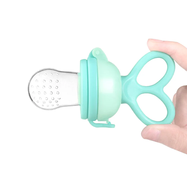 Close-up of textured silicone surface designed for teething relief