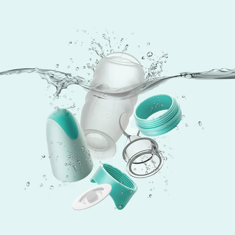 Baby Silicone Squeeze Spoon Food Feeder