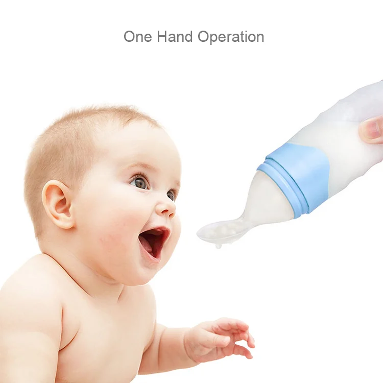 Feeding bottle placed on a flat surface with suction base fully engaged