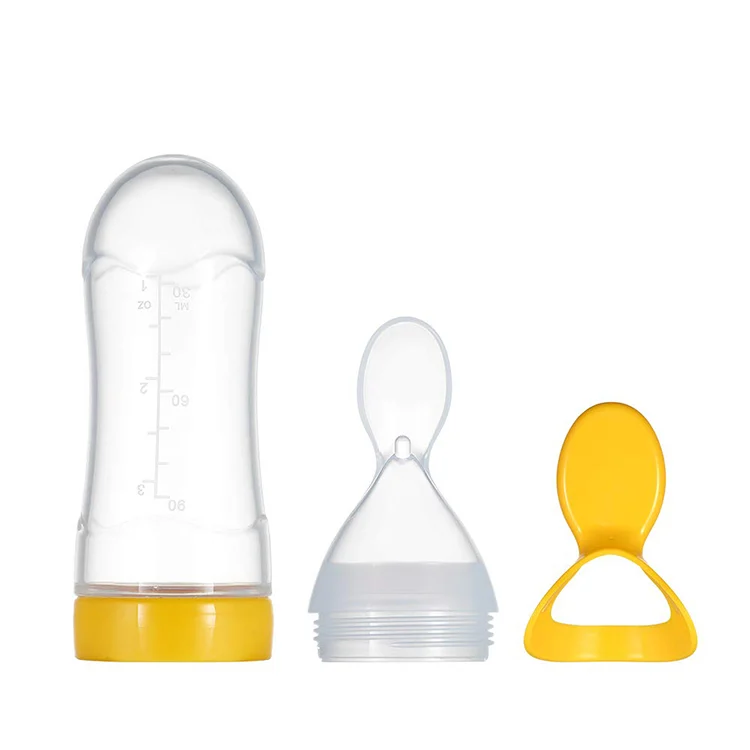 Baby Food Feeding Spoon Bottle Feeder