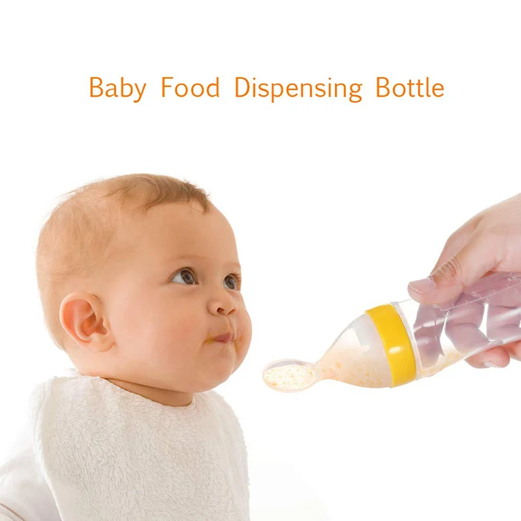 Baby Food Feeding Spoon Bottle Feeder