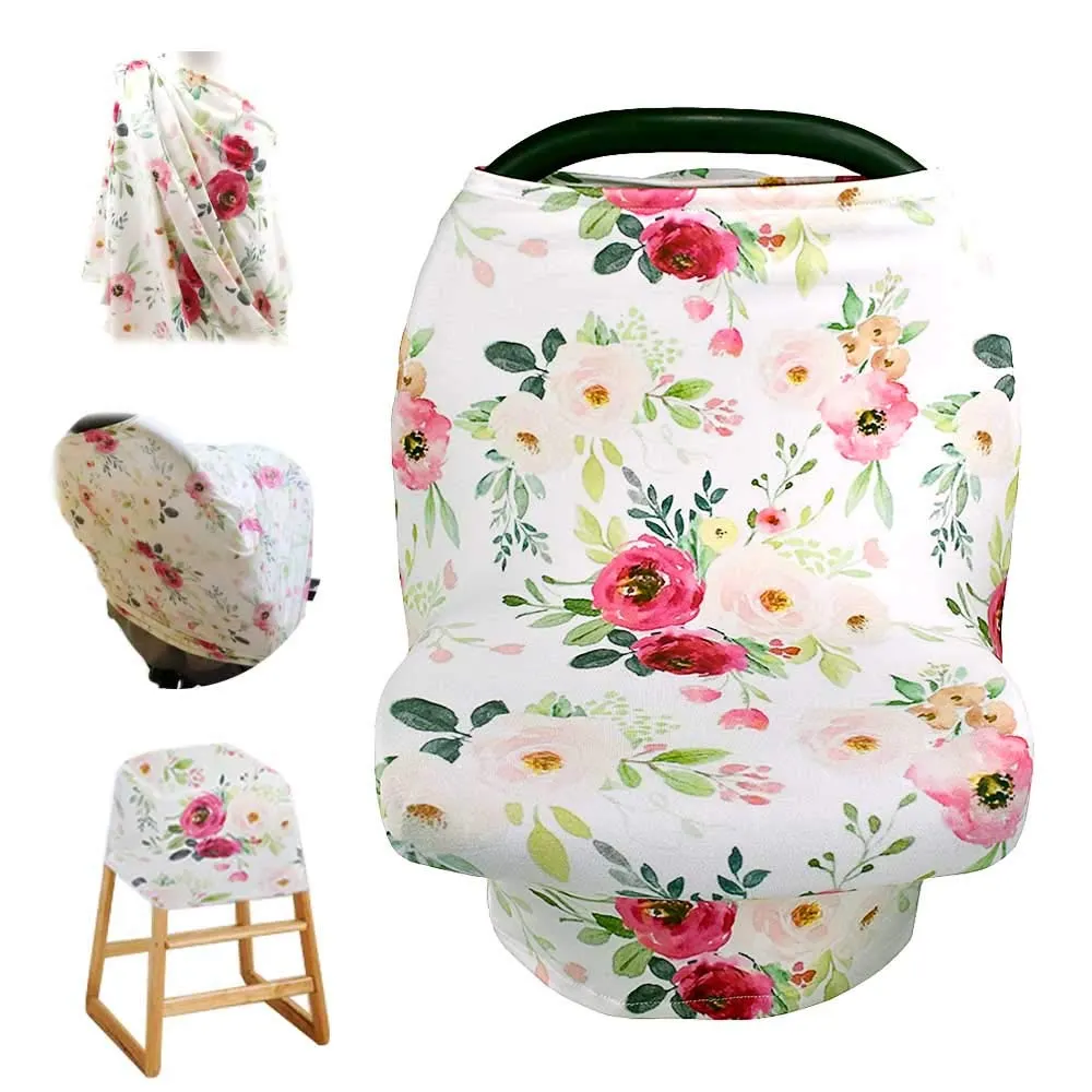 Nursing cover folded and packed in an OPP bag