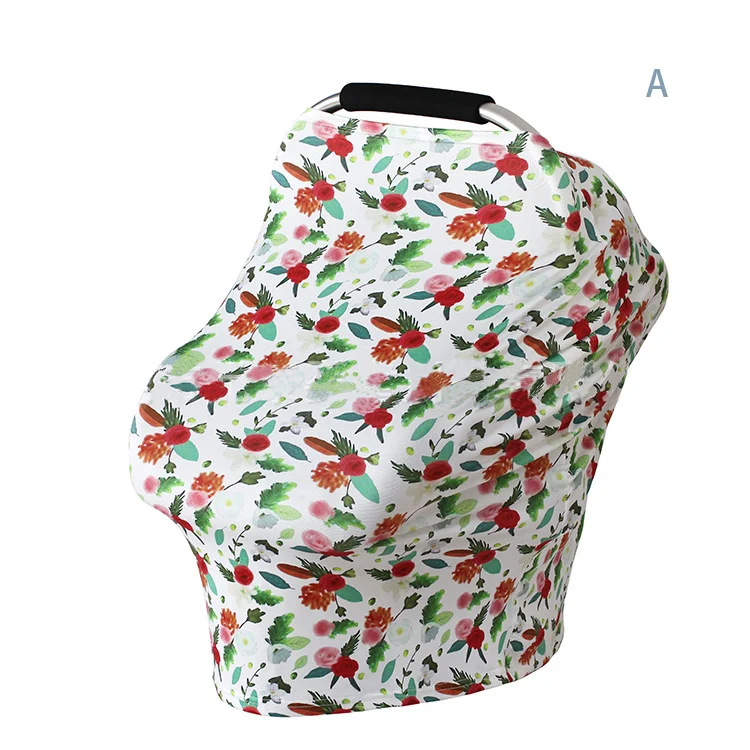 Nursing cover used as a pumping cover in a public restroom