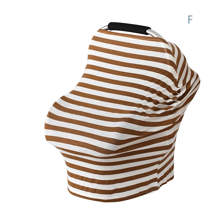 Nursing cover scarf laid flat, showing the full 100cm x 100cm size