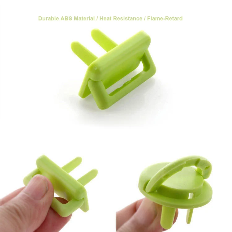 Plastic socket cover protector in a colour box packaging