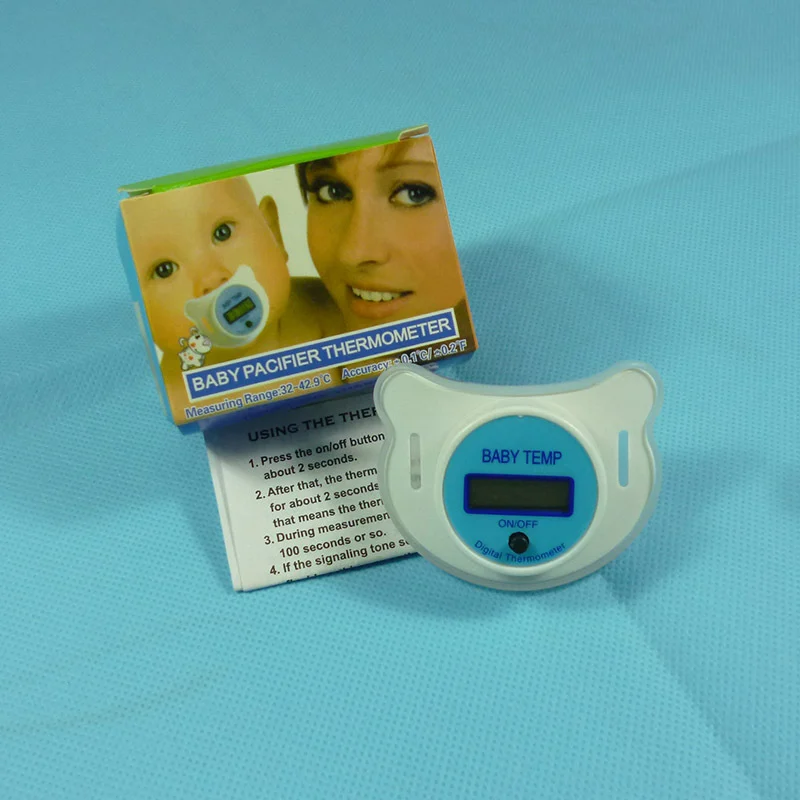 Thermometer with the LCD screen showing a temperature reading
