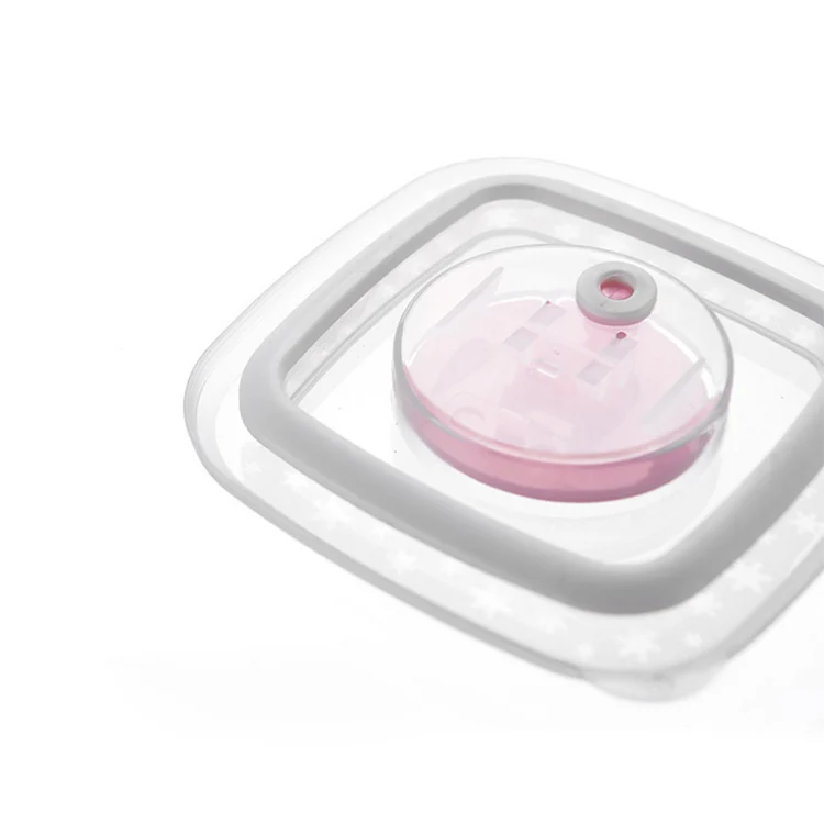 Four 120ml PP baby food containers with lids and tray, arranged in a tray