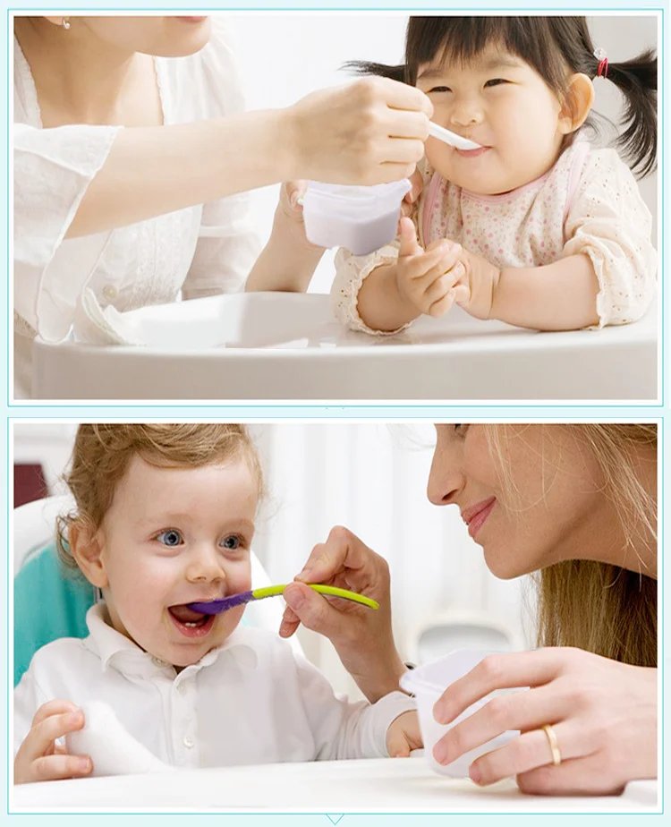 PP Plastic Material Baby Food Freezer Containers with Lids