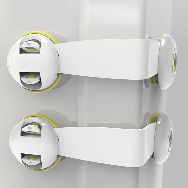 Close-up of the rotating fixed end and snap-fit locking mechanism