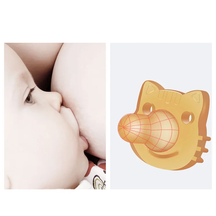 Pacifier in the gift box with your brand artwork applied