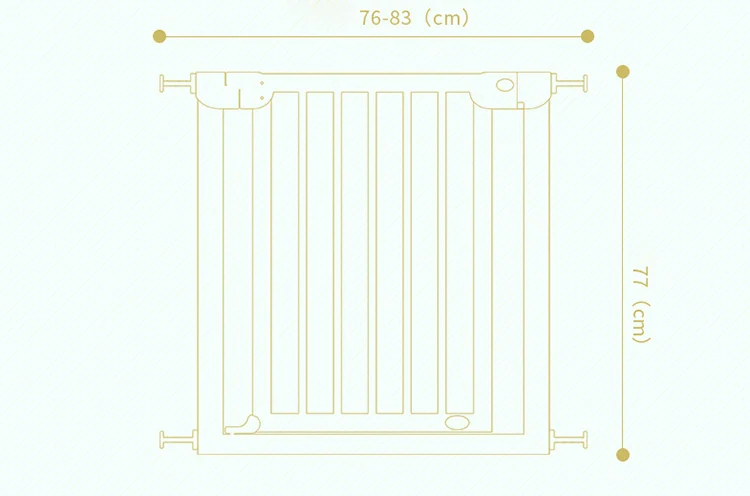 Retractable Pet Baby Care Security Safety Door