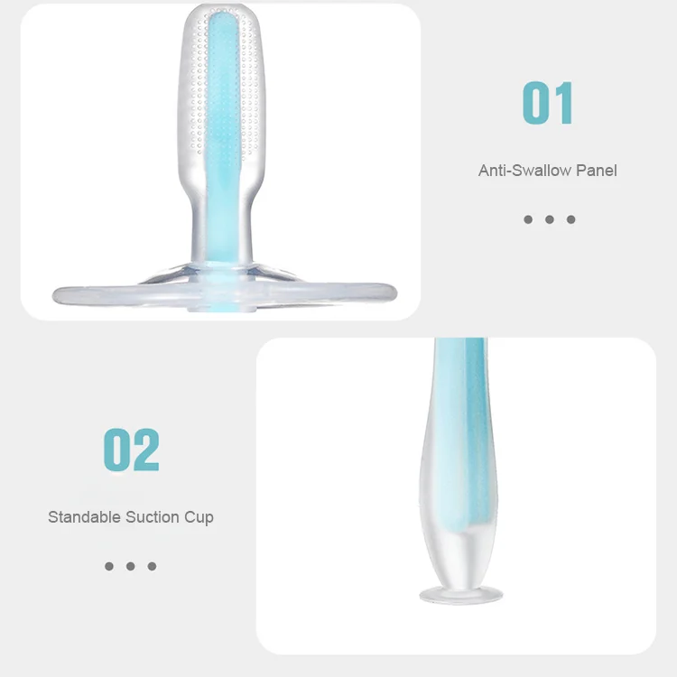 Toothbrush with pig handle and suction cup on a white surface