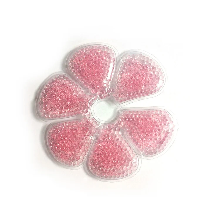 Breast gel pad placed in a refrigerator for cold therapy