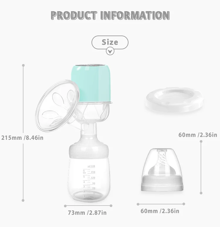 Breast pump with manual pump handle extended for manual use