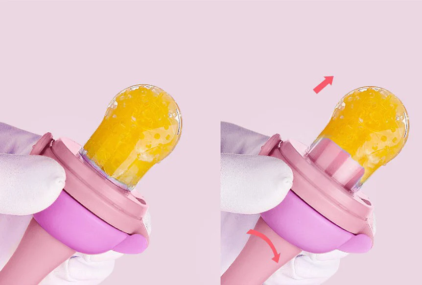 Adjustable Baby Fresh Food Fruit Feeder Pacifier with Clip