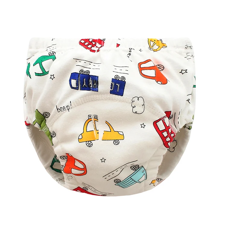 Diaper worn on a baby dummy, showing fit and coverage