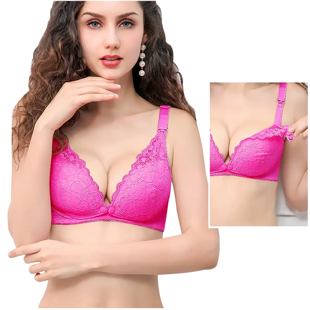 Side view of the bra showing the U-shaped back and adjustable straps