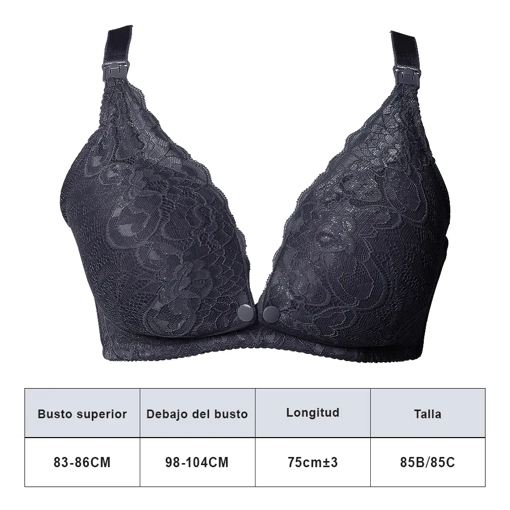 Model wearing the nursing bra in a relaxed setting