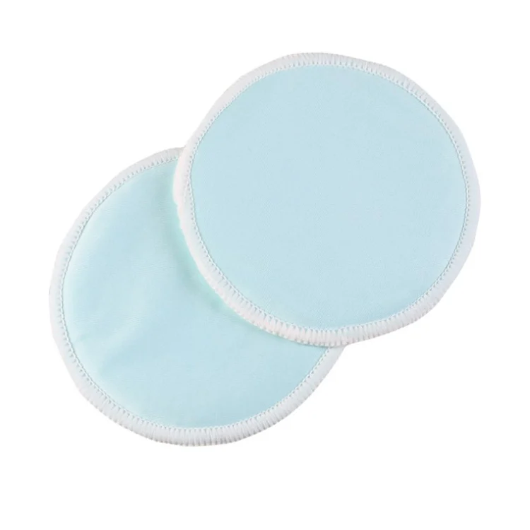 Close-up of the soft bamboo fabric surface on a nursing pad