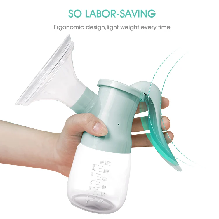 Close-up of the petal-shaped massage cushion on the pump