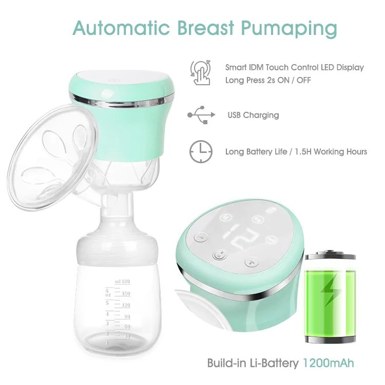2 in 1 Single Adjustable Suction Portable Electric Breast Pump
