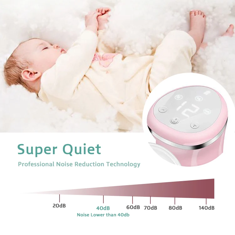2 in 1 Single Adjustable Suction Portable Electric Breast Pump