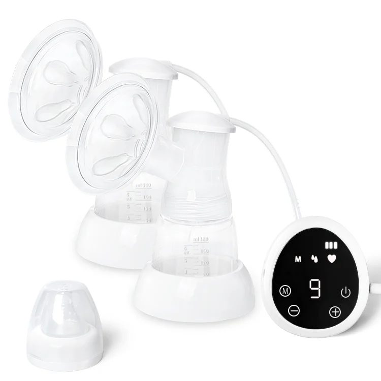 Side view of the pump showing the 180ml food-grade PP bottle