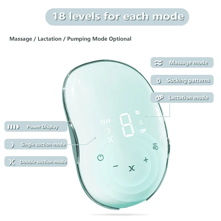 2-in-1 Electric Single Silicone Breast Pump