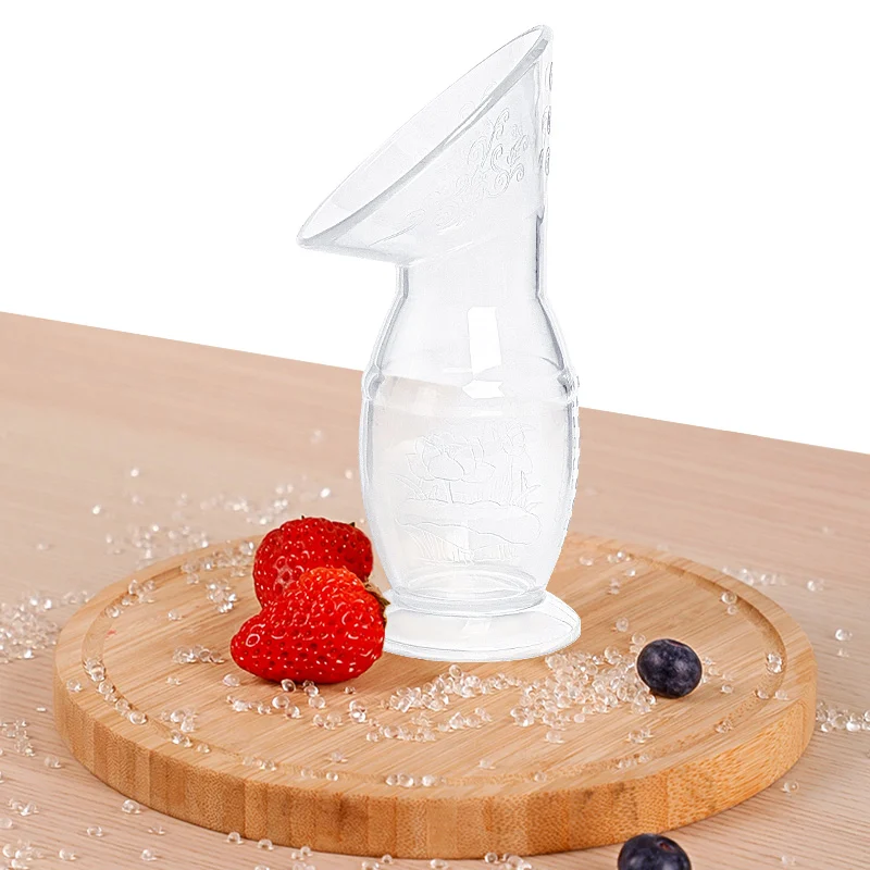 Manual breast pump with dust-proof lid and OPP bag packaging