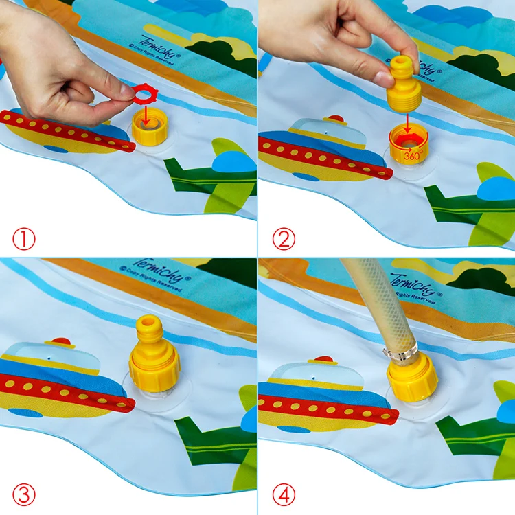 Side view of the mat showing thickness and seam detail