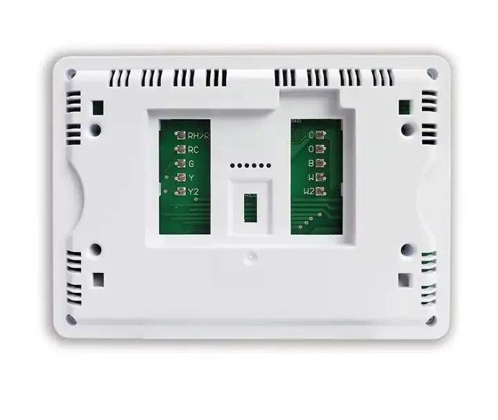 Model 3105 wired 24V two stage programmable air conditioner thermostat, view 5