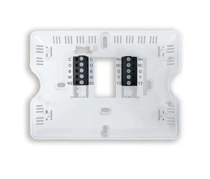 Model 3105 wired 24V two stage programmable air conditioner thermostat, view 7
